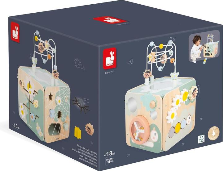 Actual product image Janod Multi activity cube