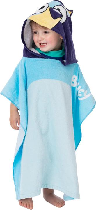 Image du produit Bluey Serviette de bain à capuche pour enfants/jeunes