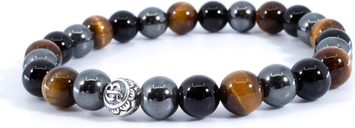 Image du produit Balibay Preko (20.50 cm, œil de tigre, Argent sterling 925, Onyx, Hématite, Pierre précieuse)