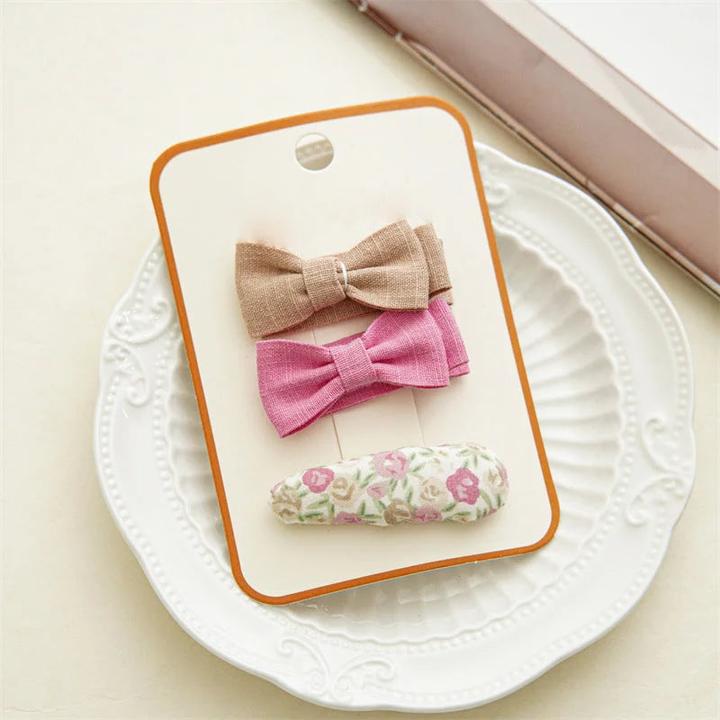 Produktbild Activity Board Adorable Floral Bow Hair Clips - Perfekte Kopfbedeckung Zubehör (3 Stk.)