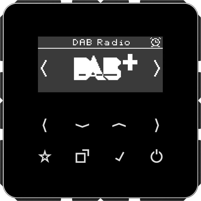 Produktbild JUNG Smart Radio DABCDSW DAB+ (DAB+, UKW)