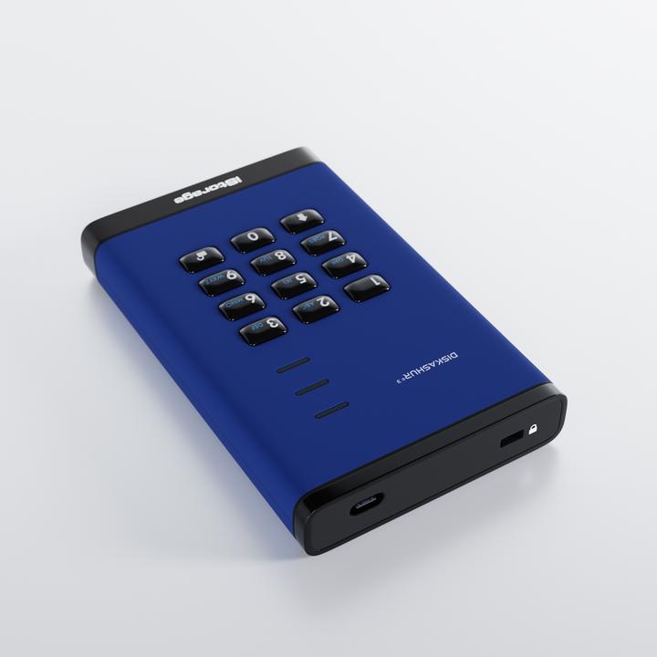Image du produit iStorage diskAshur3 HDD 2TB - Bleu (2 To)