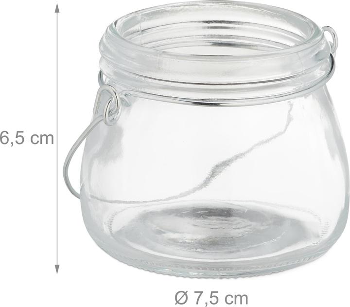 Actual product image Relaxdays 12x lantern (12 x, Ø 7.5 x 6.5 cm)