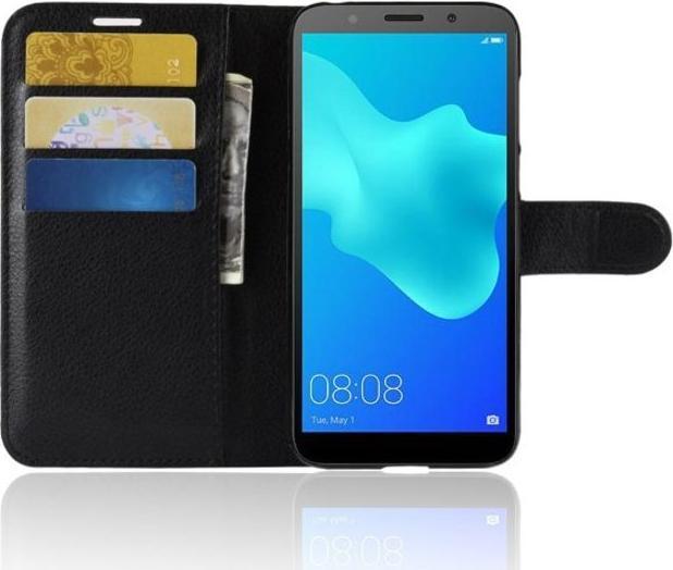 Produktbild MU Classic Litchi Leder Bookcover Series (Huawei Y5 (2018))