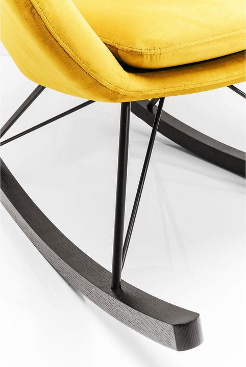 Actual product image Kare Design Oslo yellow rocking chair