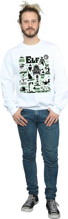 Produktbild Elf Infographic Poster Sweatshirt (XL)