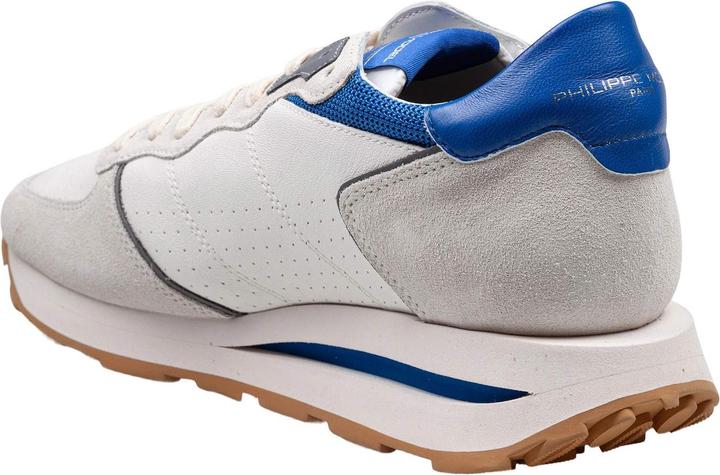 Produktbild Philippe Model sneakers tropez in perforated leather color gray/bluette (42)
