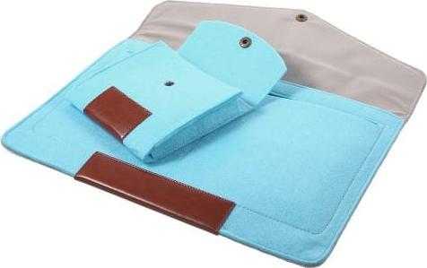 Actual product image Ueli Express Felt bag with case 13 inch turquoise (13")