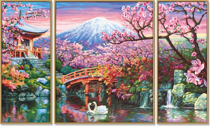 Actual product image Schipper Painting by numbers - Cherry blossom in Japan