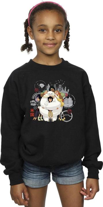 Produktbild Disney Big Hero 6 Baymax Group Hug Sweatshirt Mädchen (140, 146)