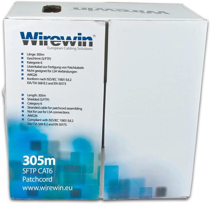 Produktbild Wirewin Patchkabel (S/FTP, CAT6, 305 m)