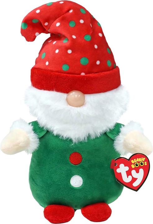 Actual product image Ty Beanie Boo's Christmas Gnome Elf 15cm (15 cm)