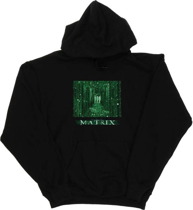 Actual product image The Matrix Womens/Ladies Digital Cube Hoodie (L)