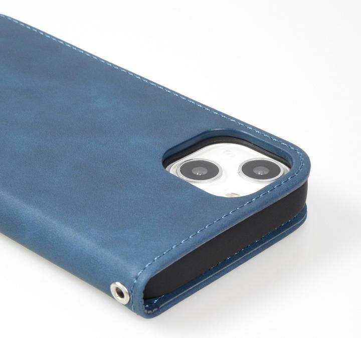 Produktbild PhoneLook Leder Tasche Flip Wallet vintage mit Magnetverschluss und Kartenhalter (Apple iPhone 13)
