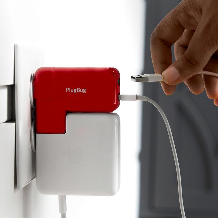 Actual product image TwelveSouth PlugBug Duo dual travel charger power supply adapter for MacBooks 2x USB ports