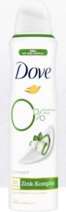 Actual product image Dove Deo Aeros Spr Cucumber 150ml (Spray, 150 ml)