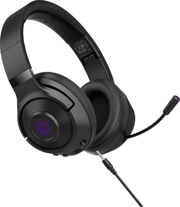 Produktbild Lorgar Kopfhörer mit Mikrofon Noah 702, Wireless Gaming Headset, schwarz