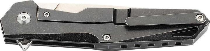 Image du produit Herbertz Couteau à une main, acier AUS-8, Frame Lock, flipper, manche en titane, clip en titane, mitraillette (8.80 cm)
