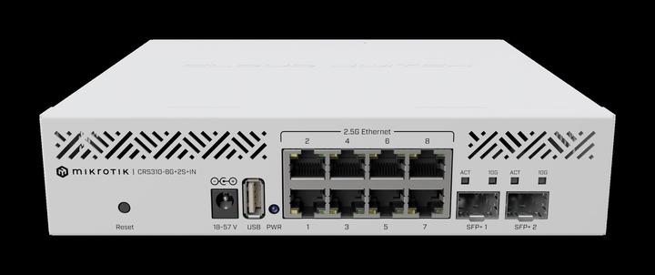 Image du produit MikroTik CRS310-8G+2S+IN (10 Ports)