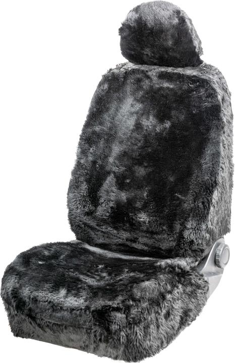 Image du produit Walser Housse de siège de voiture en peau d'agneau Maya, housse de siège de voiture simple, housse en peau