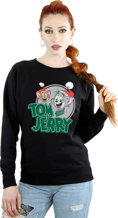 Actual product image Tom & Jerry Womens/Ladies Christmas Greetings Sweatshirt (S)