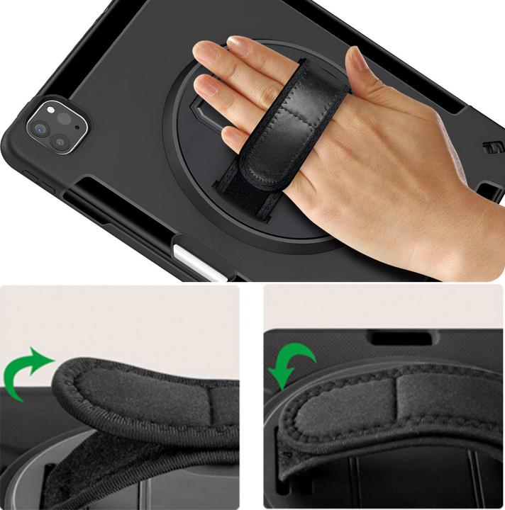 Produktbild 4smarts Rugged Case Grip (iPad Pro 12.9 2020 (4. Gen), iPad Pro 12.9 2022 (6. Gen), iPad Pro 12.9 2021 (5. Gen), iPad Pro 12.9 2018 (3. Gen))