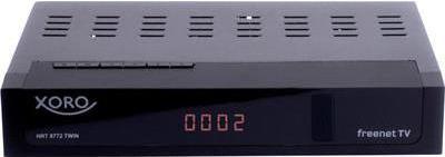 Actual product image Xoro DVB-T2 Receiver HRT 8772 TWIN freenet TV decryption (3 months free), German DVB-T2...