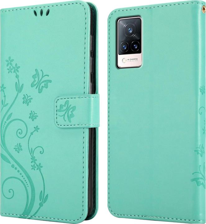 Actual product image Cadorabo Flower Book cover (Vivo V21)