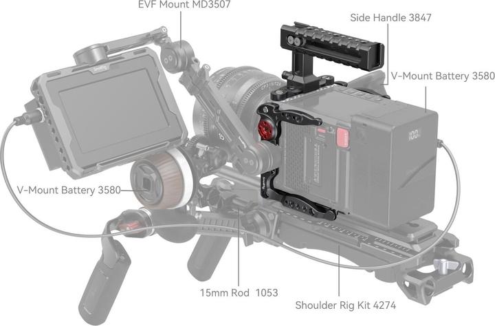 Image du produit SmallRig Basic Cage Kit pour RED KOMODO / KOMODO-X 4110 (Cage)