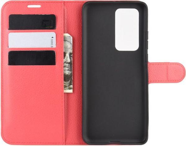 Produktbild MU Classic Litchi Leder Bookcover Series (Huawei P40 Pro+)