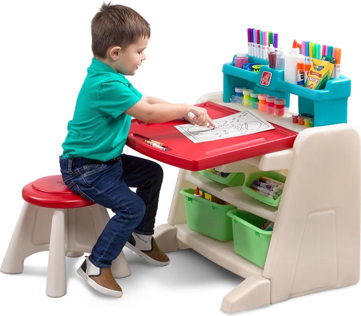 Produktbild Step2 Flip & Doodle Easel Desk With Stool