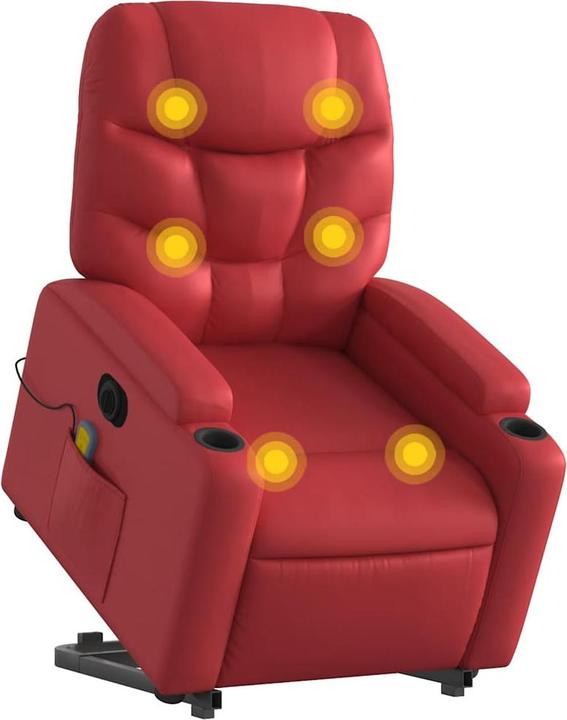 Image du produit VidaXL Fauteuil de massage avec releveur électrique Similicuir