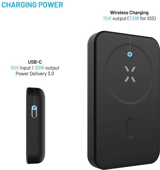 Produktbild Fixed MagZen, 6 000 mAh, Black (6000 mAh)