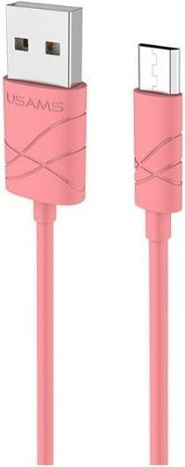 Actual product image Usams US-SJ039 U-Gee Pro PVC Universal Micro USB to USB Data&Fast 2A Charger Cable 1m (1 m)