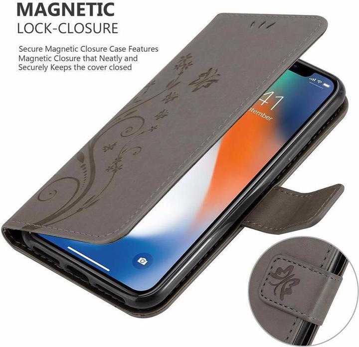 Actual product image Cadorabo Flower Book Cover (Apple iPhone XR)