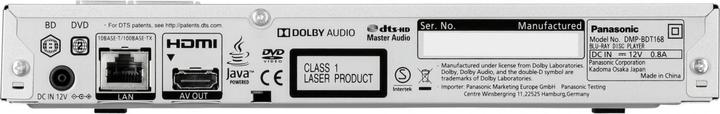 Produktbild Panasonic Dmp-Bdt168 (1 GB, Blu-ray Player)