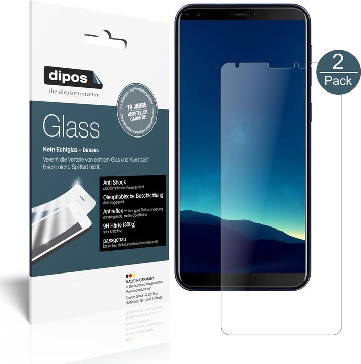 Actual product image Dipos Screen Protector Anti-Shock (2 Piece, Cubot R11)