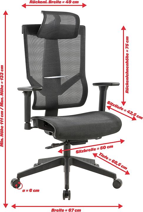 Produktbild Novigami Büro Set | Höhenverstellbarer Schreibtisch Ototo | Schwarz-Multiplex | 160 cm | Inkl. Bürostuhl K...