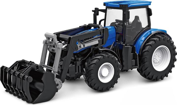 Produktbild Amewi RC Traktor mit Frontlader LiIon 500mAh blau/6+ (RTR Ready-to-Run)