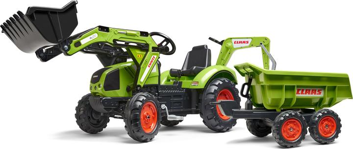 Actual product image Falk Toys Claas tractor + XL trailer