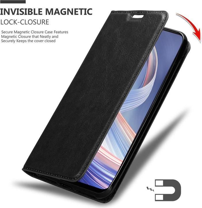 Actual product image Cadorabo Book Invisible Magnet Cover (Oppo A92s)