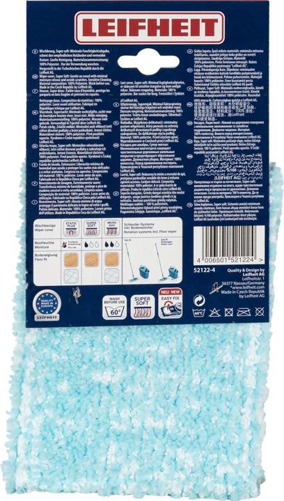 Actual product image Leifheit Mop cover Super soft M Ergo 1 piece (1 pcs.)