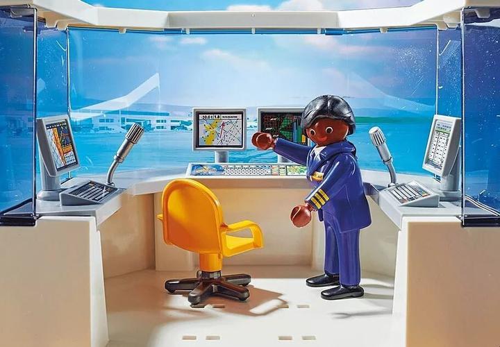 Image du produit Playmobil Flughafen mit Flugzeug und Tower (71153, Playmobil City Action)