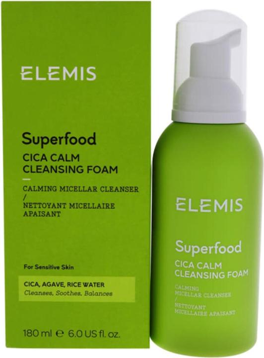 Actual product image Elemis Superfood Cica Calm Cleansing Foam (Foam, 180 ml)