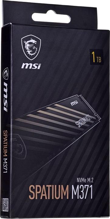 Image du produit MSI M371 NVMe M.2 (1000 Go, M.2 2280)
