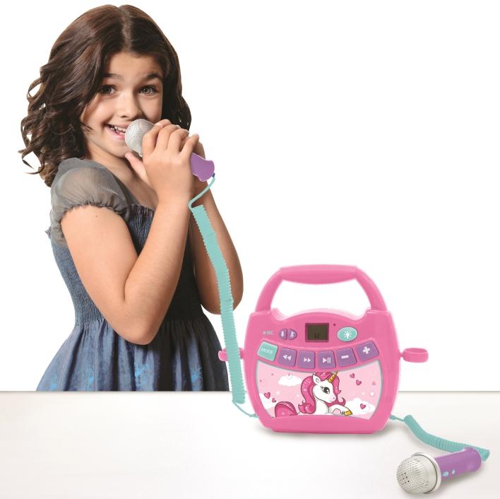 Produktbild Lexibook Unicorn Portable Digital Music Player with 2 Mics (MP300UNIZ)