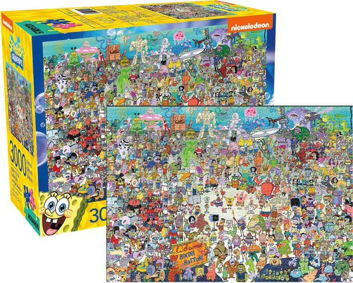 Aquarius Bob l'éponge puzzle Bikini Bottom (3000 pezzi) (3000 pezzi)