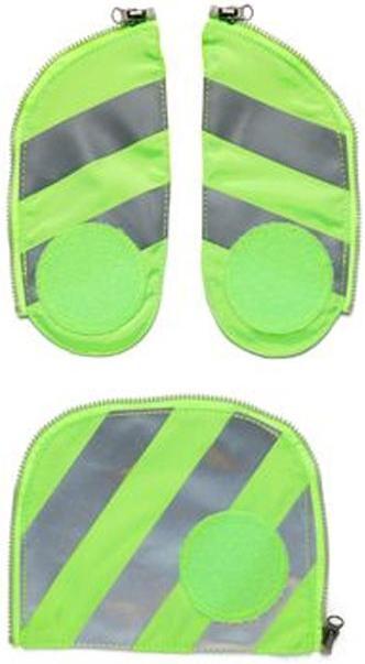 Ergobag Fluo-Zip Set mit Reflektor Grün