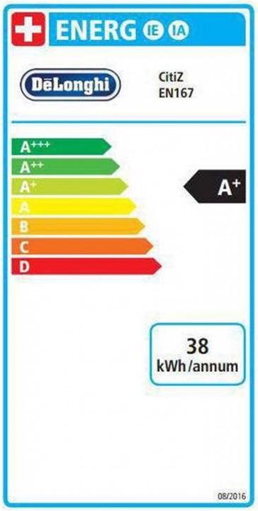 Energie-Label De'Longhi Nespresso CitiZ (NESPRESSO Original)