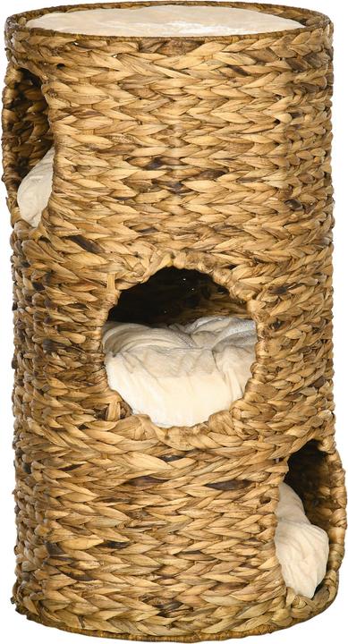 Immagine prodotto PawHut Torre del gatto (73 cm, Marrone chiaro)